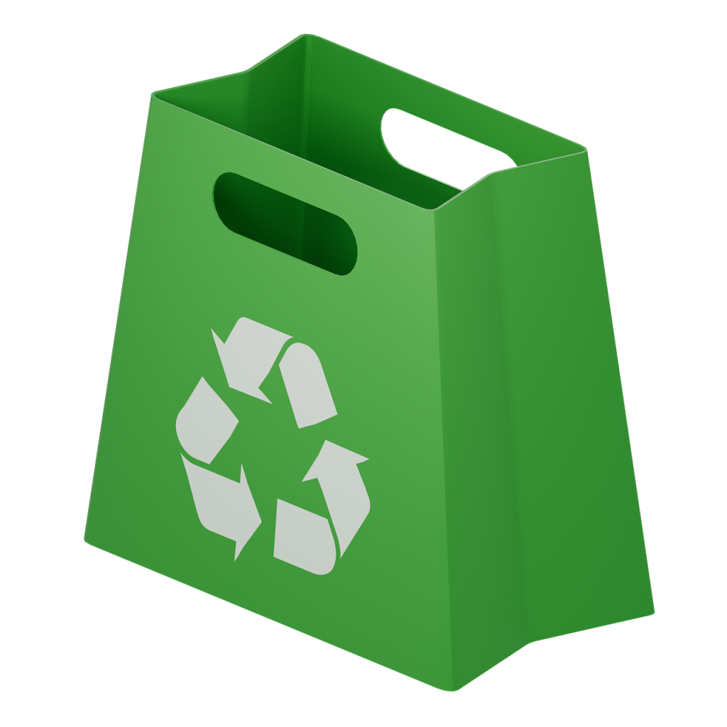 recycle, box, recycling, bag, symbol, icon, environment, paper, green, ecology, 3d, sign, package, shopping, gift, container, reuse, business, nature, trash, packaging, design, object, bin, recycle bin